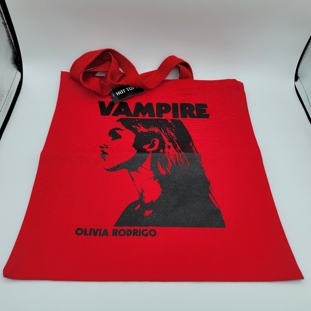 Olivia Rodrigo Vampire Red Tote Bag NEW #1693